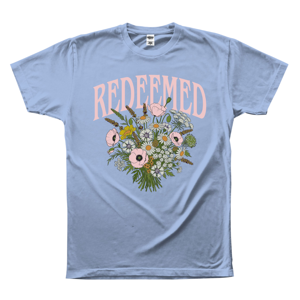 REDEEMED FLOWER TEE